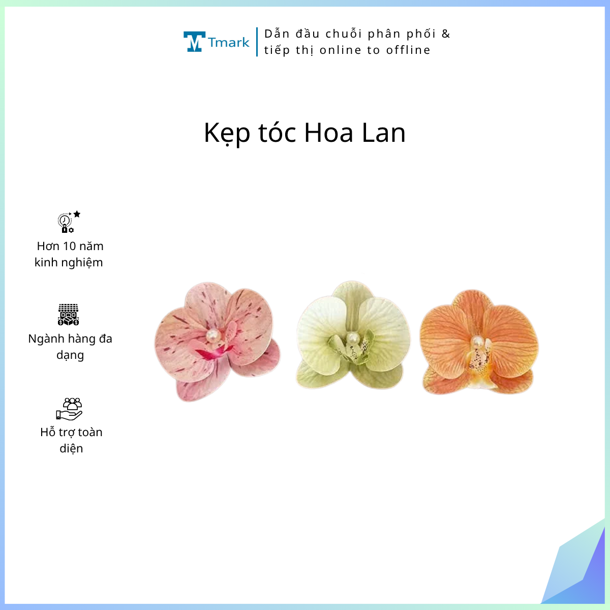 Kẹp tóc Hoa Lan ( Kiện 1500 cái )