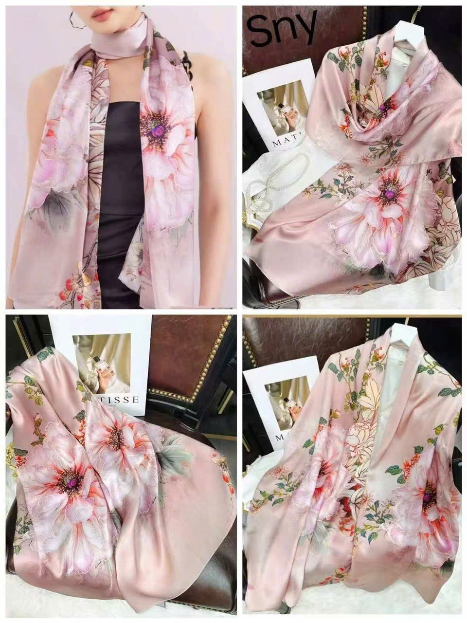 Khăn choàng lụa thanh lịch (Kiện 20 cái) 2