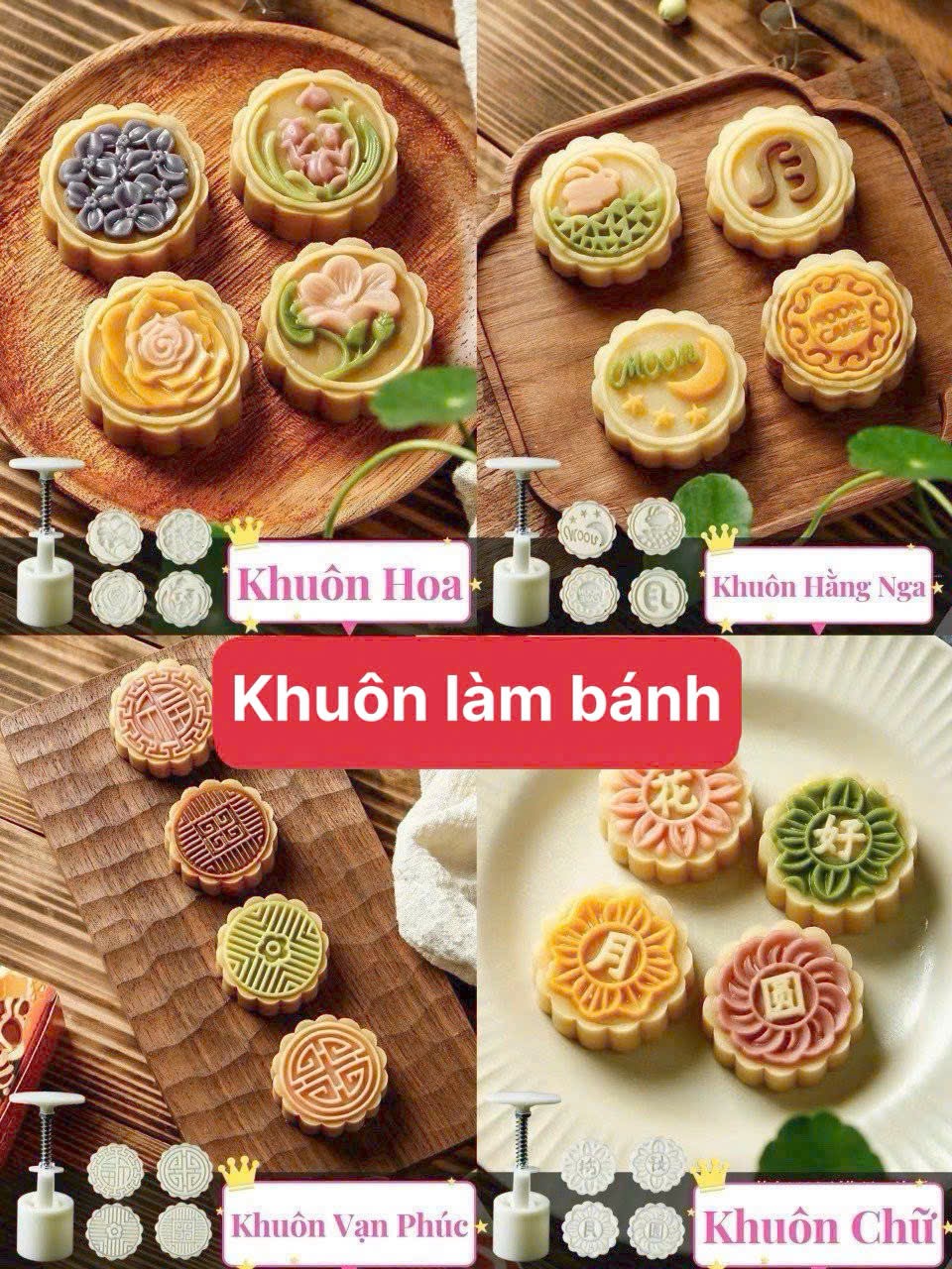 Khuôn làm bánh Trung Thu (Kiện 300 cái)