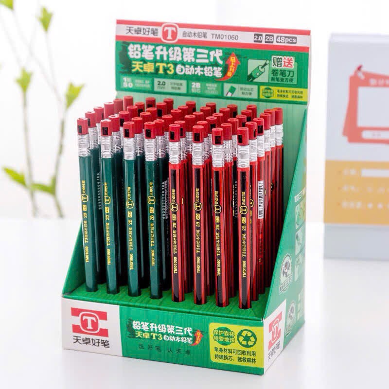 Lốc 60 cái bút chì kim 01060 ngòi to 2.0mm (kiện 24 lốc) 3