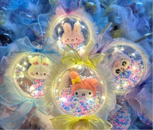 Lồng đèn trung thu tròn nơ cho Bé Pukapi (Kiện 100 cái) 2