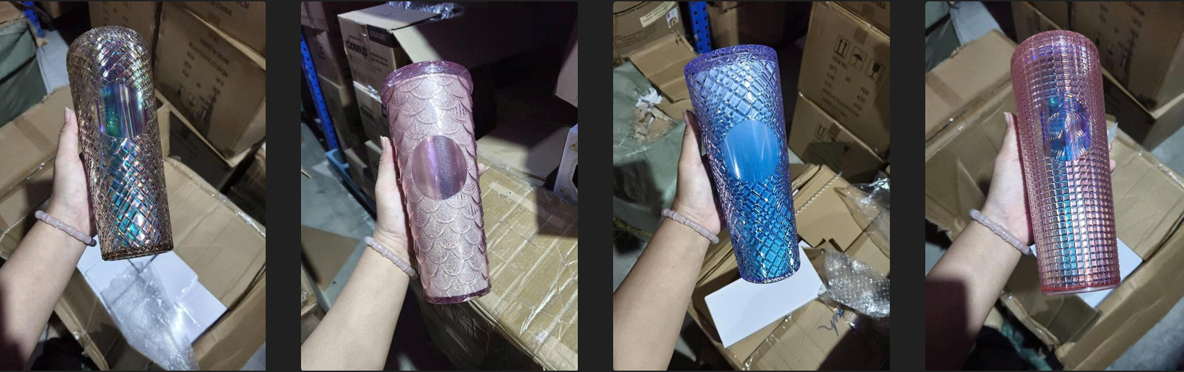 Ly kim cương nhiều mẫu loại 1 (Kiện 48 cái) 2