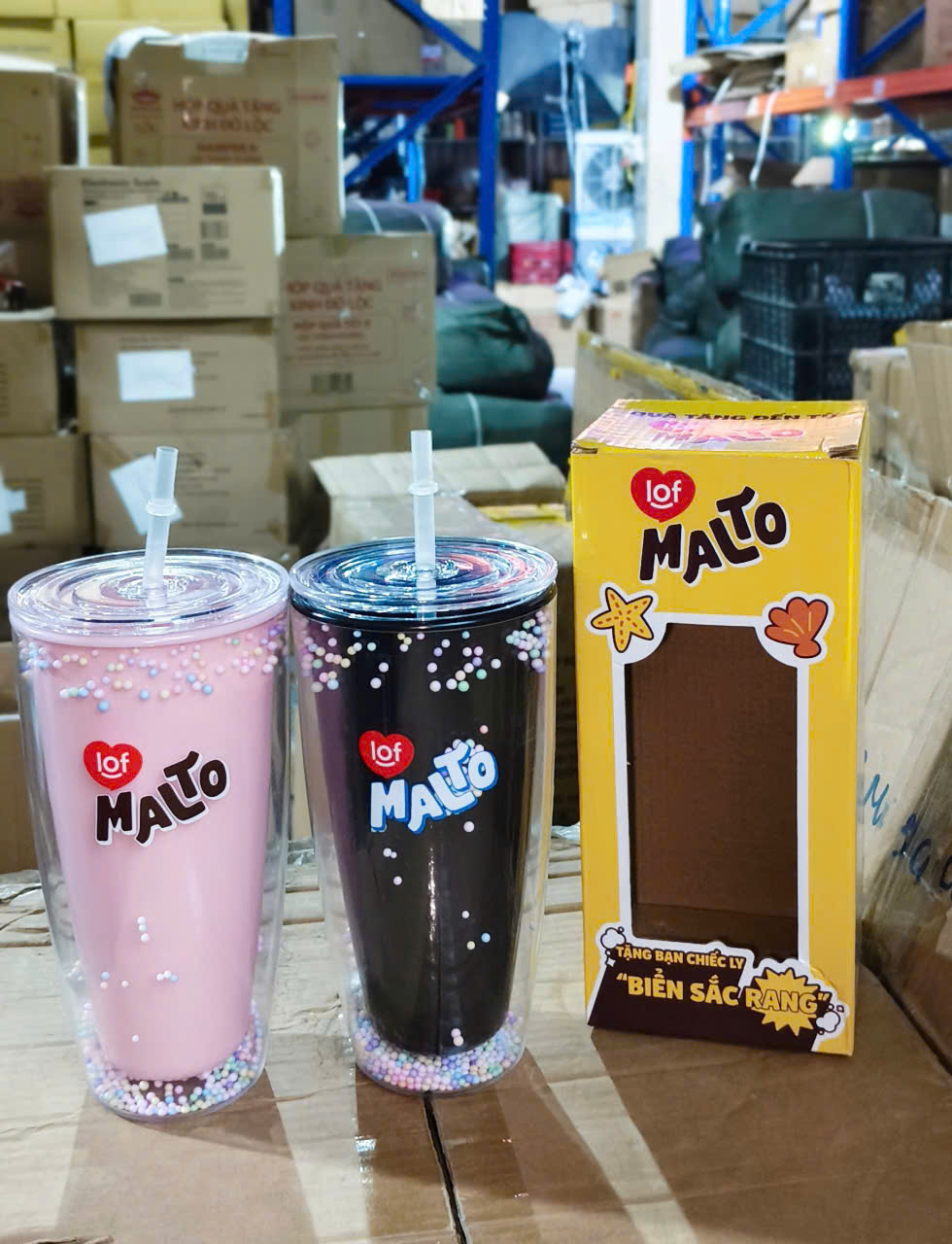 Ly nhựa 2 lớp Malto (Kiện 40 cái) 2