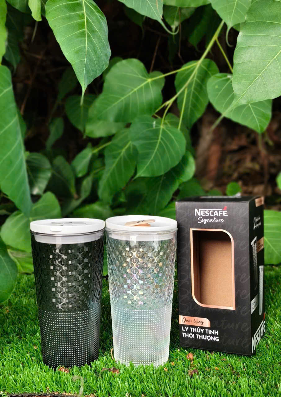 Ly thủy tinh có nắp Nes (Kiện 24 cái)(Hàng nguyên kiện) 2
