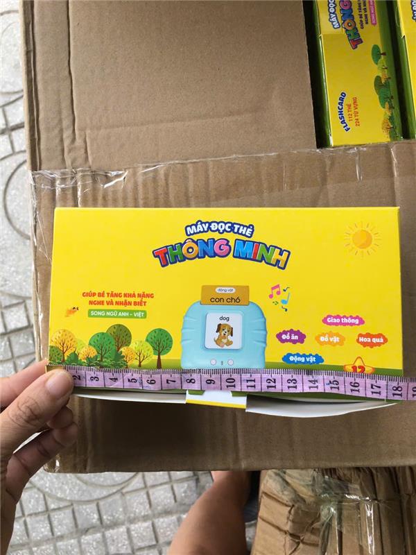Đồ chơi - Máy đọc thẻ thông minh song ngữ Anh Việt 112 thẻ (Kiện 60 cái)