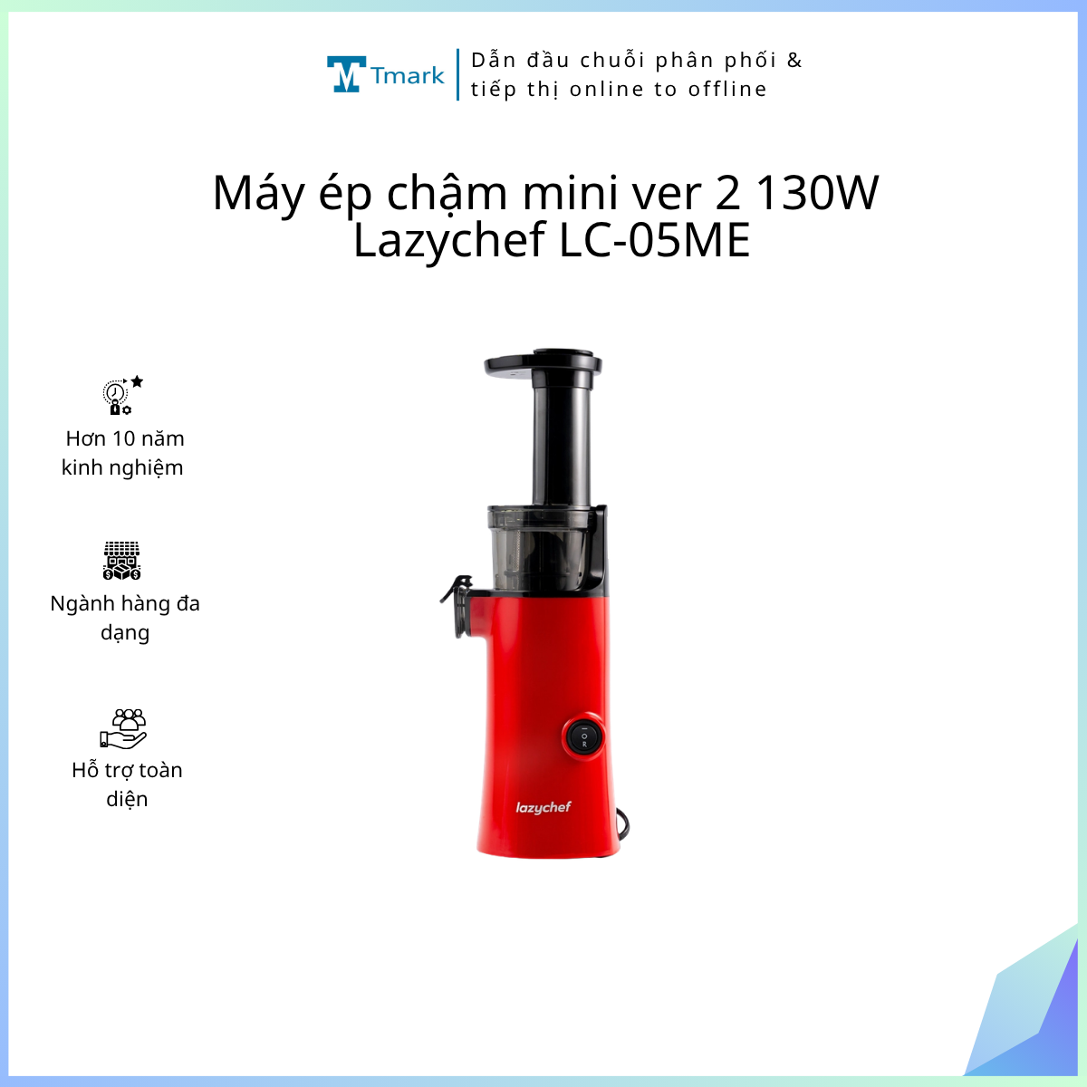 Máy ép chậm mini ver 2 130W Lazychef LC-05ME