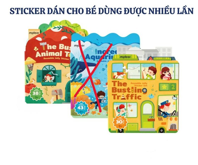 Mideer - Sticker dán cho bé dùng nhiều lần ( Kiện 80 cái ) 2