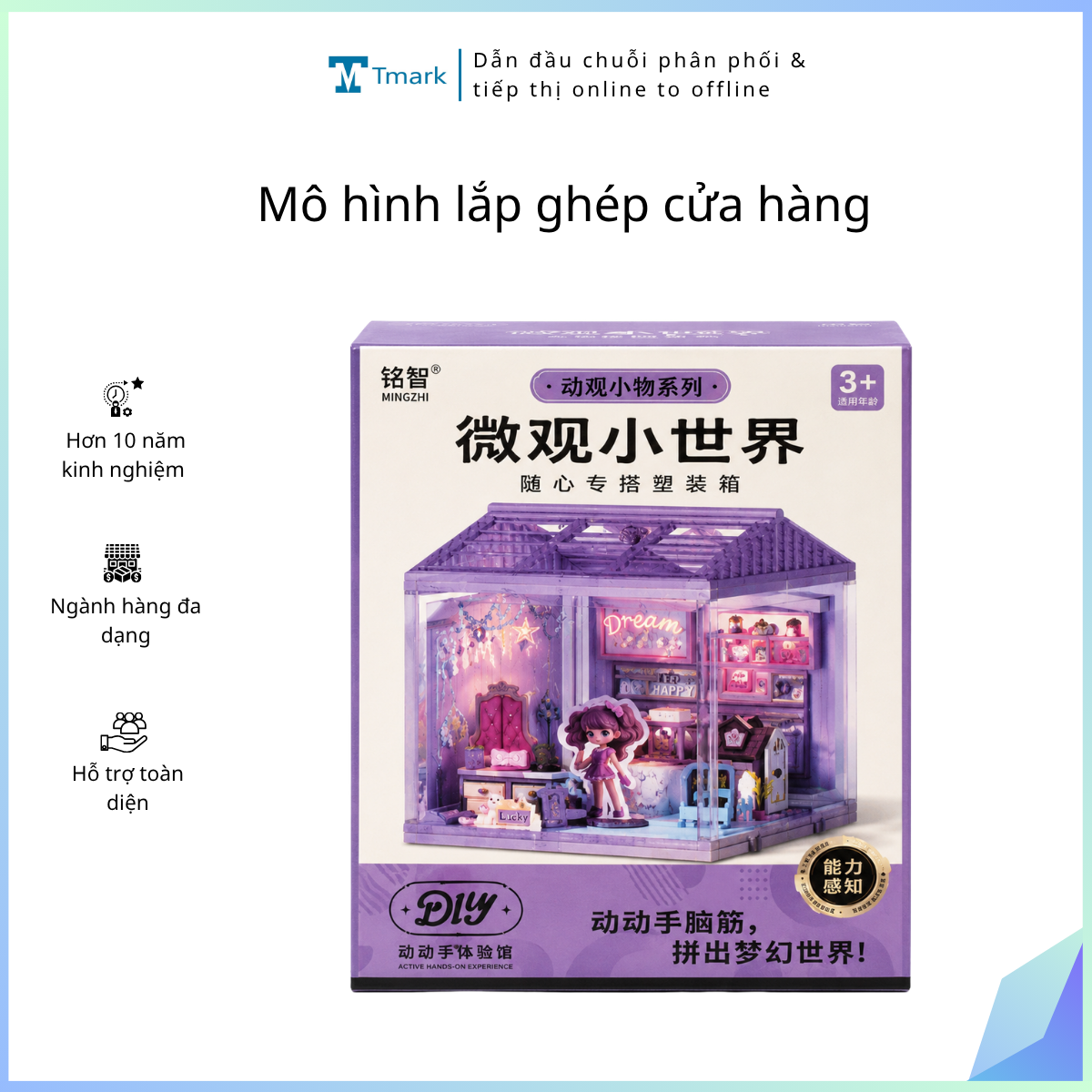 Mô hình lắp ghép cửa hàng ( Kiện 34 hộp)