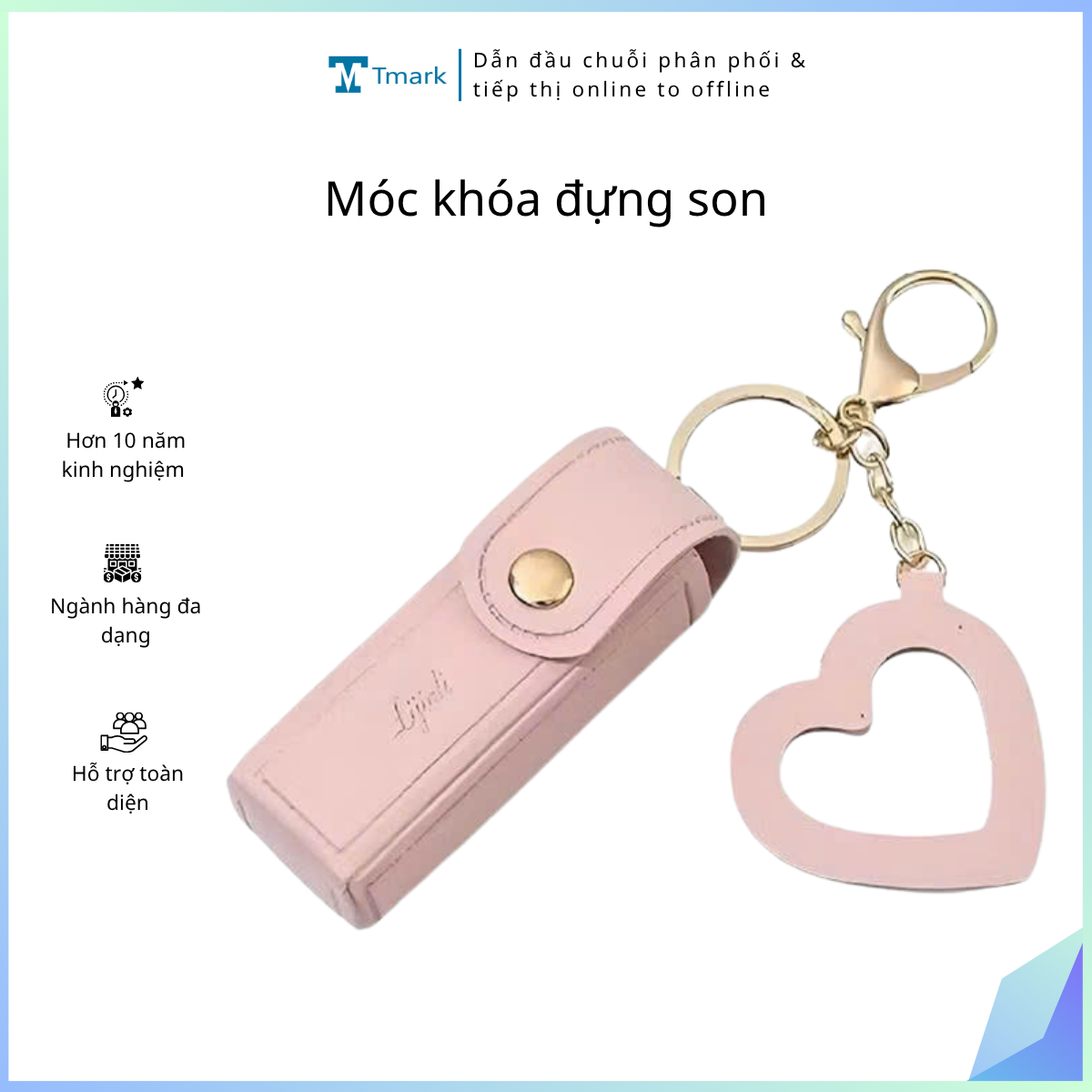 Móc khóa đựng son (Kiện 100 cái)