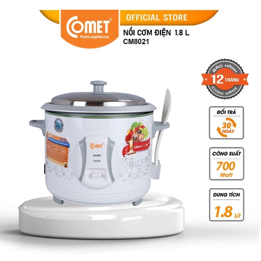 Nồi cơm điện Comet 1.8L CM8021 (Kiện 4 cái) 2