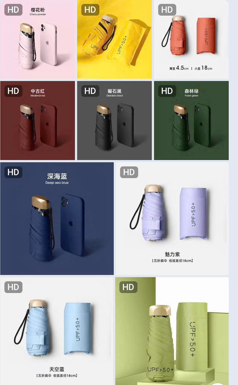 Ô mini pocket cầm tay siêu gọn ( Kiện 100 cái)