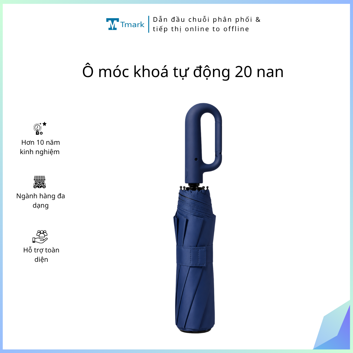 Ô móc khoá tự động 20 nan ( Kiện 60 cái)