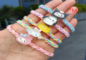 Phụ kiện - Chun charm thú ( Kiện 50L - Lốc 100 cái)