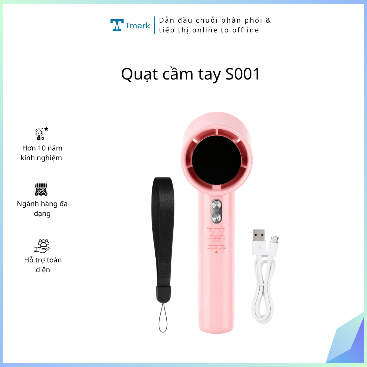 Quạt cầm tay S001 ( kiện 50 cái)