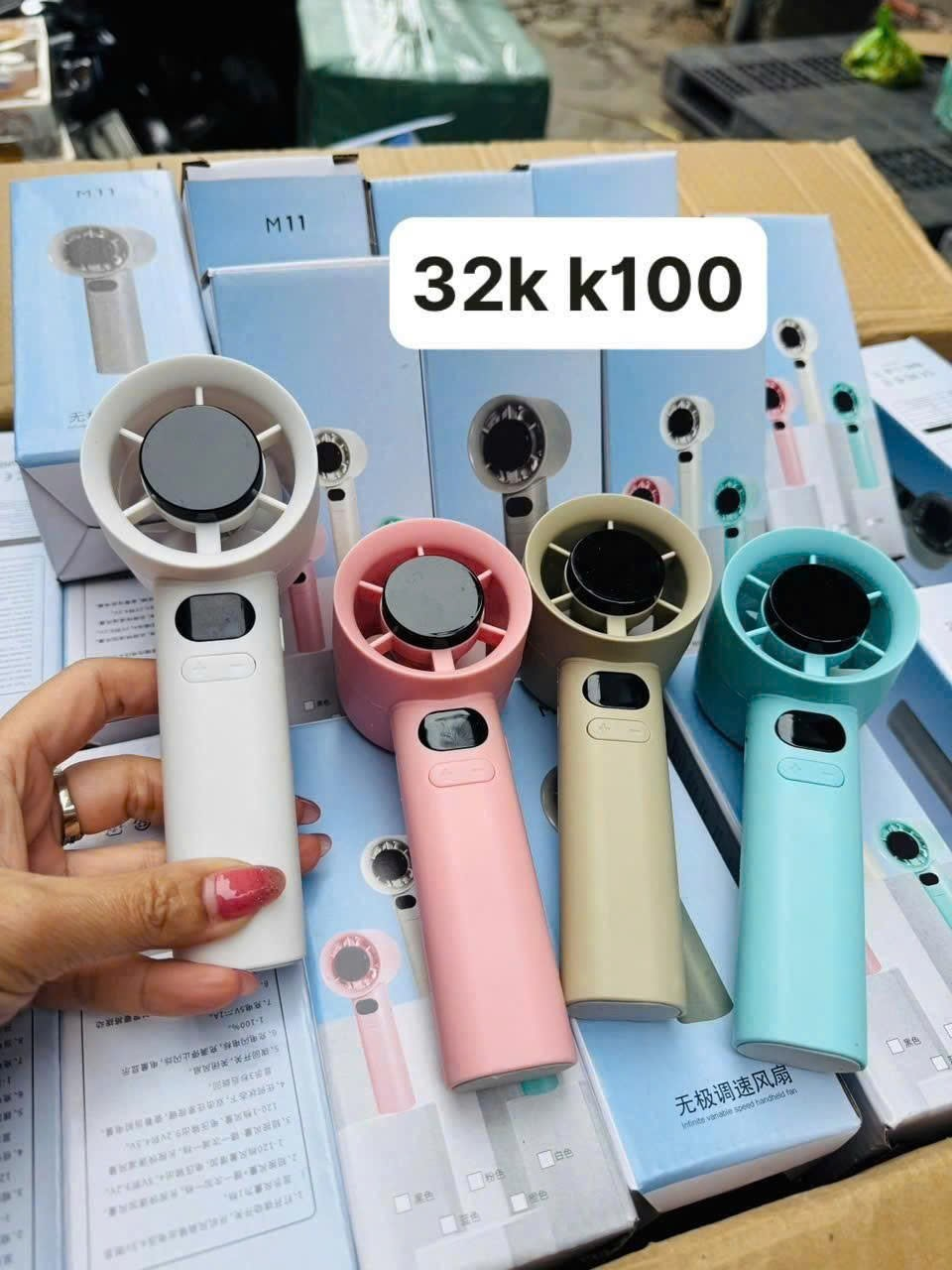 Quạt cầm tay mini M11 mix màu ( Kiện 100 cái) 2