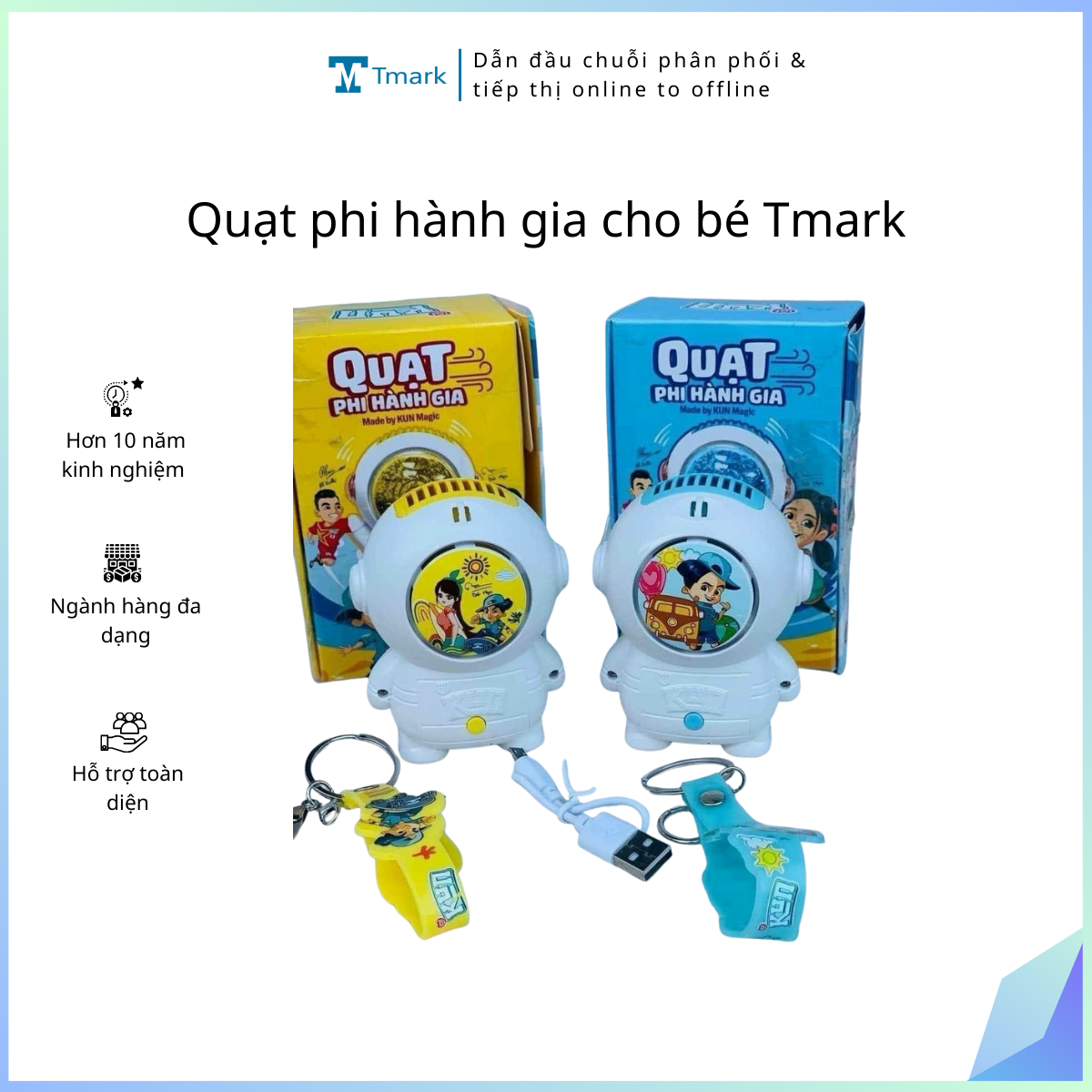 Quạt phi hành gia cho bé Tmark (Kiện 209 cái)