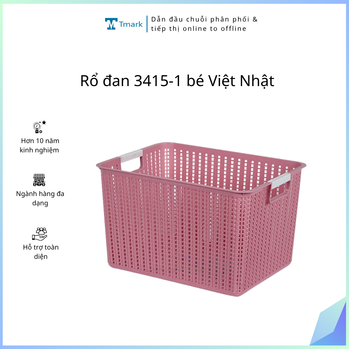 Rổ đan 3415-1 bé Việt Nhật (kiện 100c)