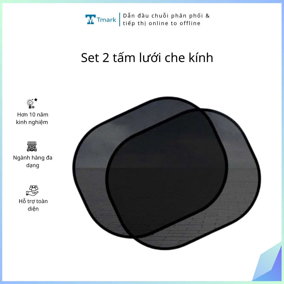 Set 2 tấm lưới che kính (Kiện 1000 set)