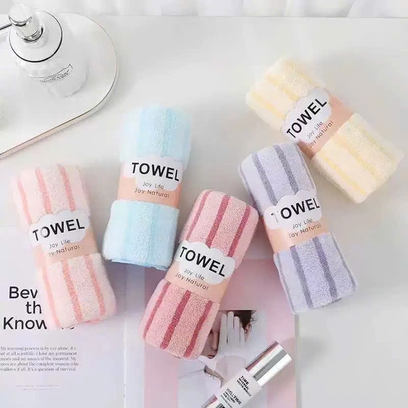 Set 3 khăn tay kẻ size 30*60 (Kiện 300 set) 2