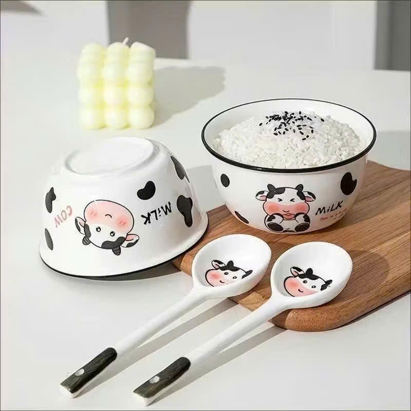 Set 4 bát sứ bò sữa (Kiện 40 set) 2