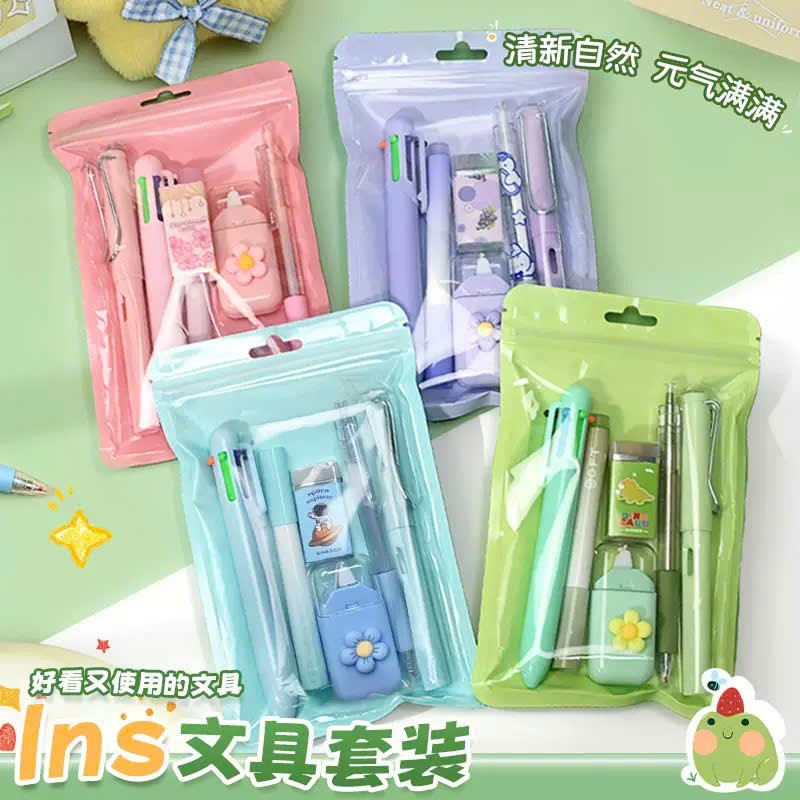 Set học tập 7 chi tiết hình hoa (Kiện 200 set) 2