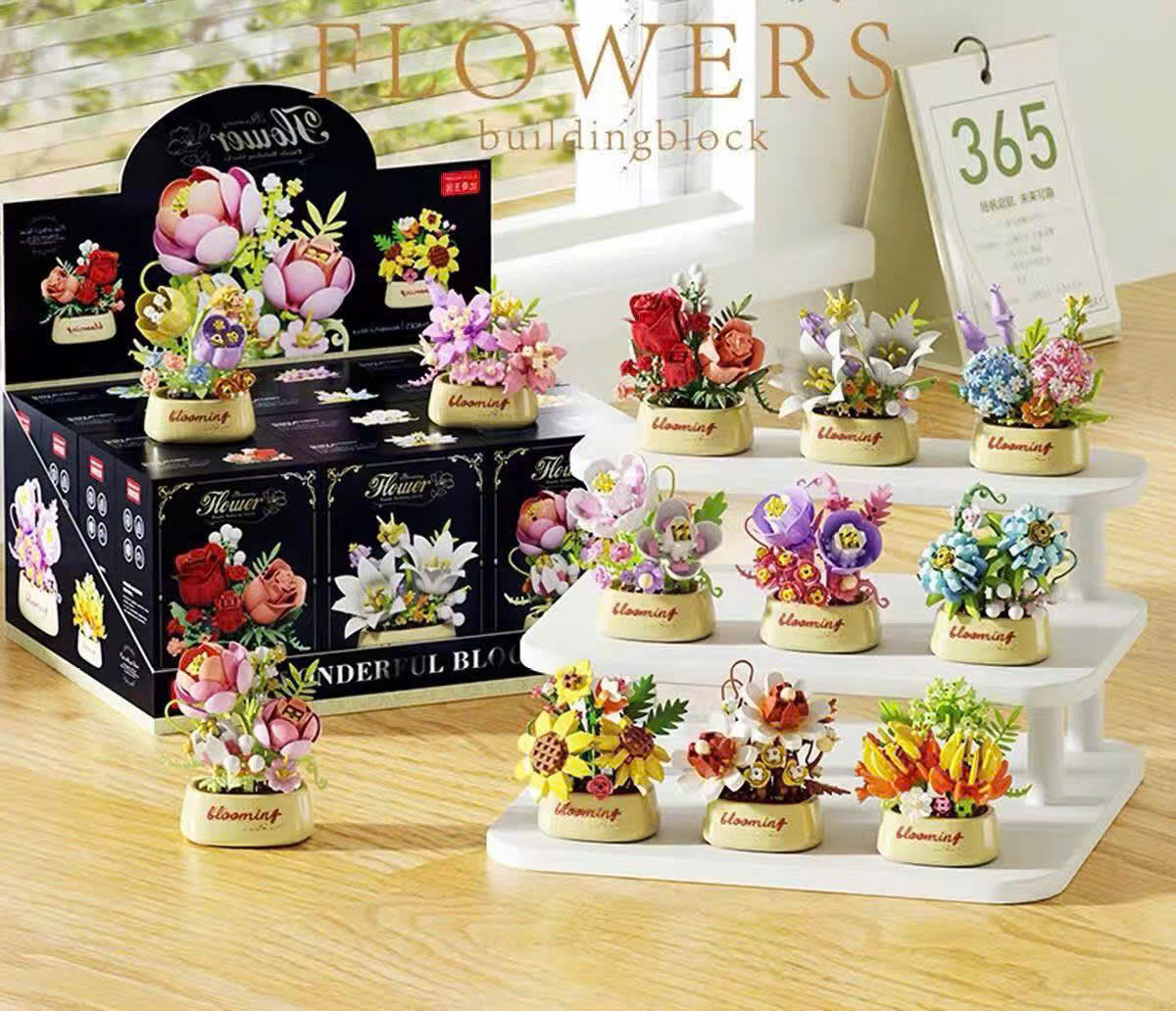 Set lego chậu hoa mix 12 mẫu (Kiện 10 set) 2