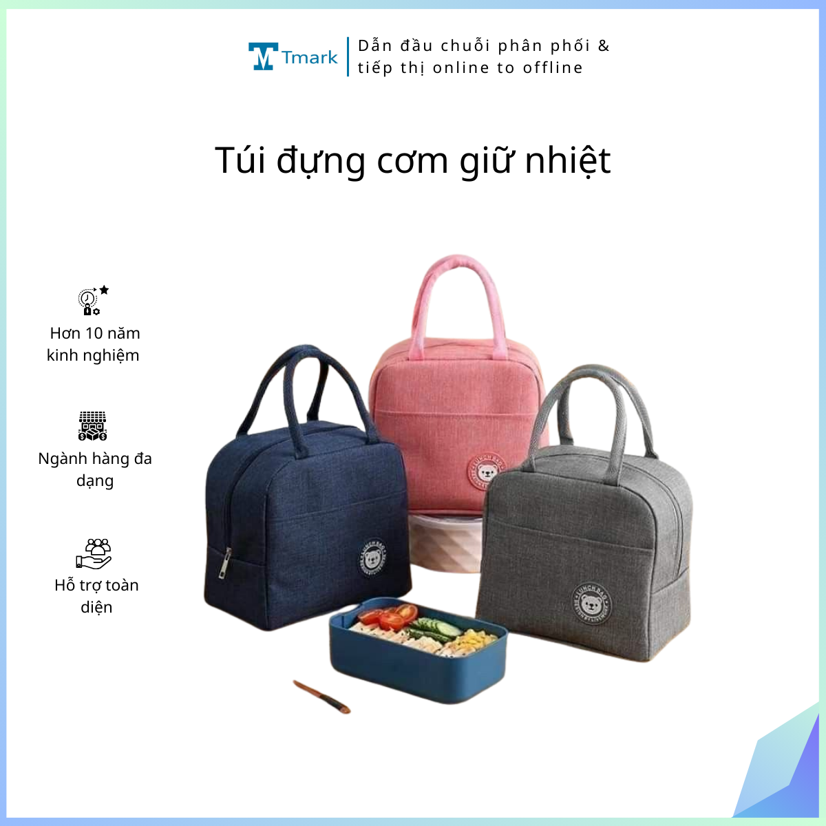 Túi Đựng Cơm Giữ Nhiệt Tmark An Toàn Và Tiện Lợi (Kiện 400 cái)