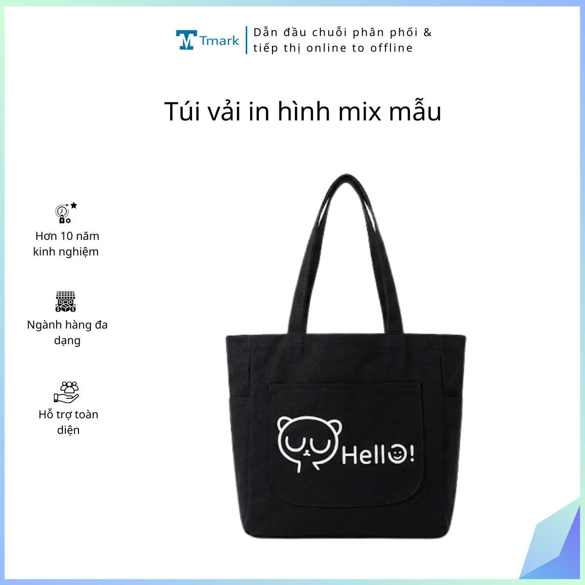 Túi vải canvas (Kiện 500 cái)