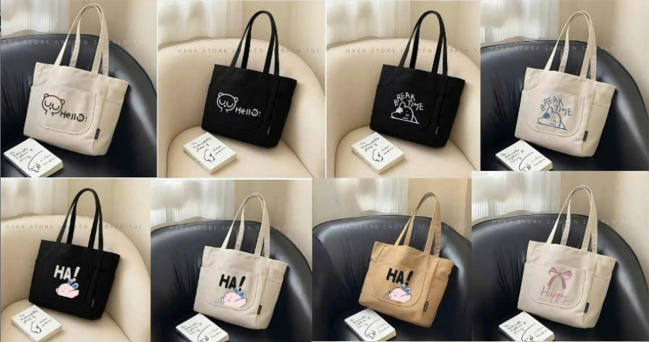 Túi vải canvas (Kiện 500 cái) 2
