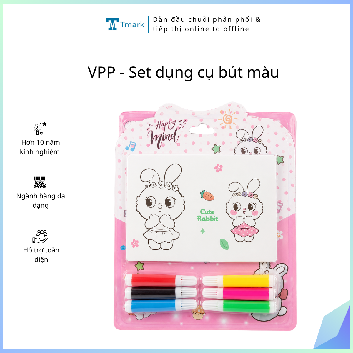 VPP - Set dụng cụ bút màu (kiện 396 cái)