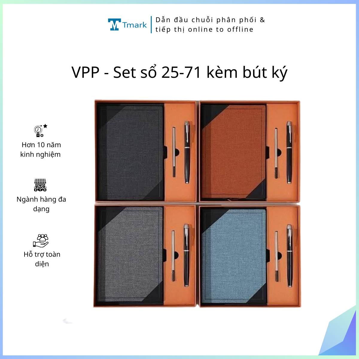 VPP - Set sổ 25-71 kèm bút ký (Kiện 48 set)