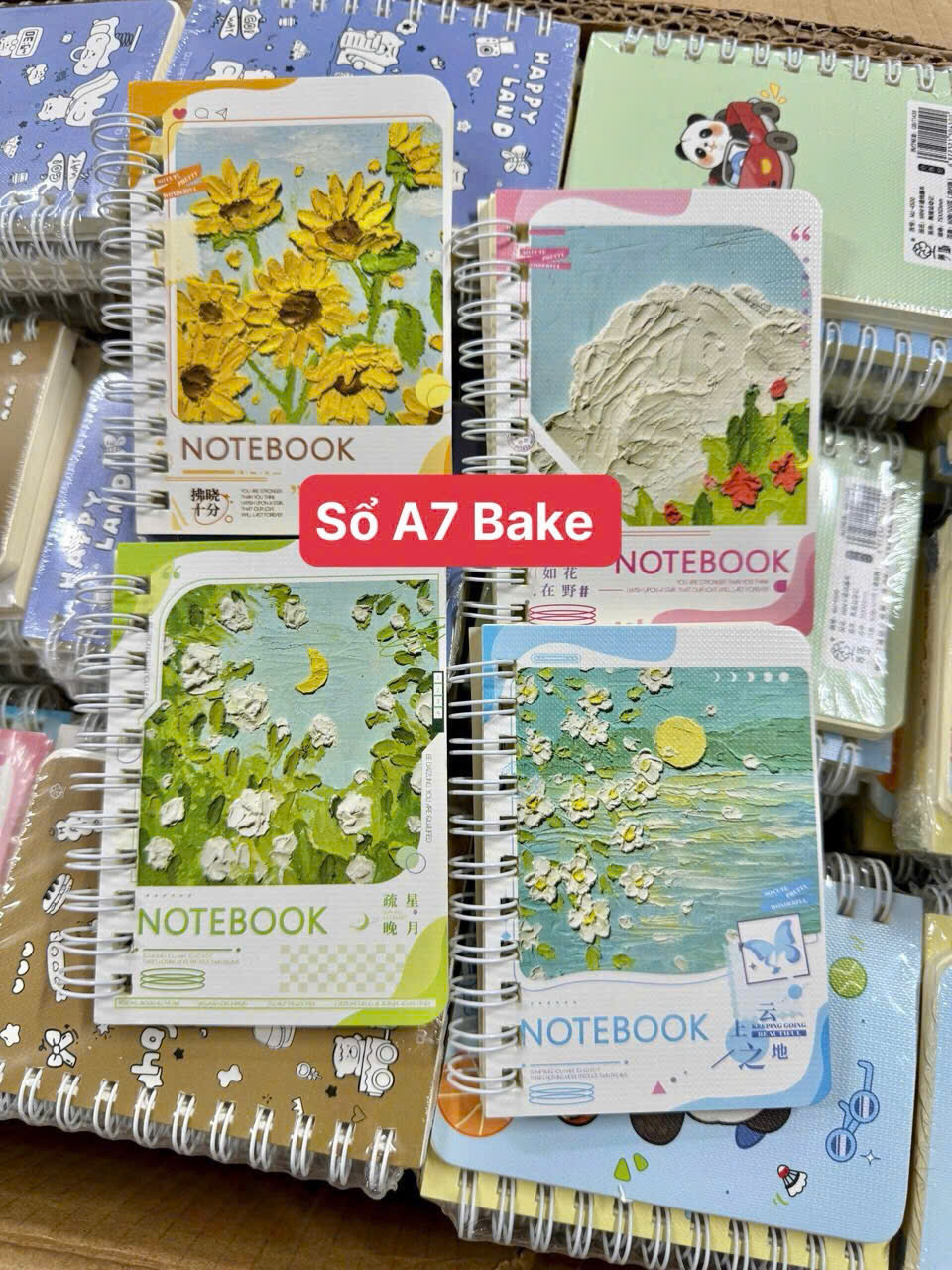 VPP - Sổ A7 bake nhiều hình (kiện 400 quyển) 2