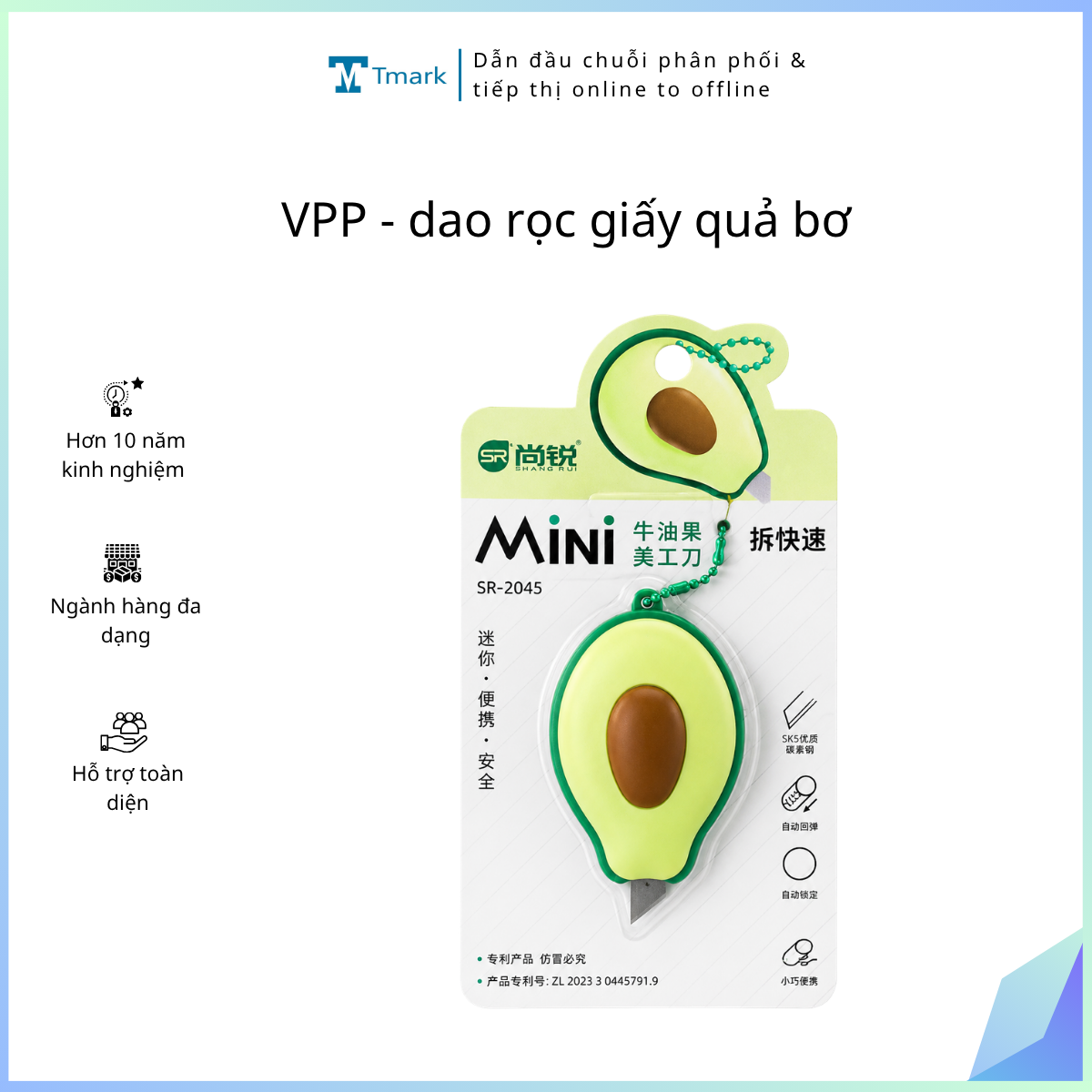 VPP - dao rọc giấy quả bơ (kiện 480 cái)