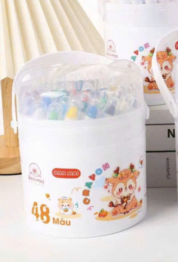 VPP - sáp lụa màu cao cấp 48 màu (kiện 32 hộp) - hộp 48 cái 2