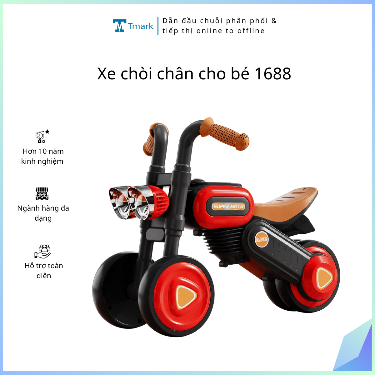 ĐCTE: Xe trượt chòi chân cân bằng bốn bánh bằng nhựa, loại một chỗ ngồi, không dùng pin.KT: Cái (71*46*57)cm+-10 Mới 100%. NSX: PINGXIANG COUNTY BEILEQI CHIL DREN'S TOY FACTORY