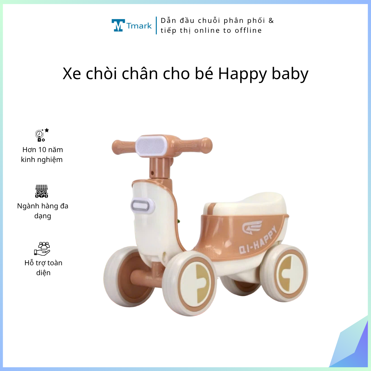 Xe chòi chân cho bé Happy baby