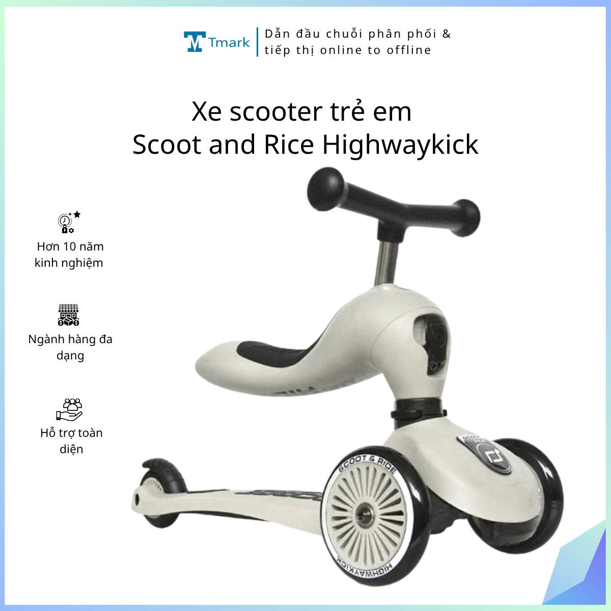 Xe scooter trẻ em Scoot and Rice Highwaykick