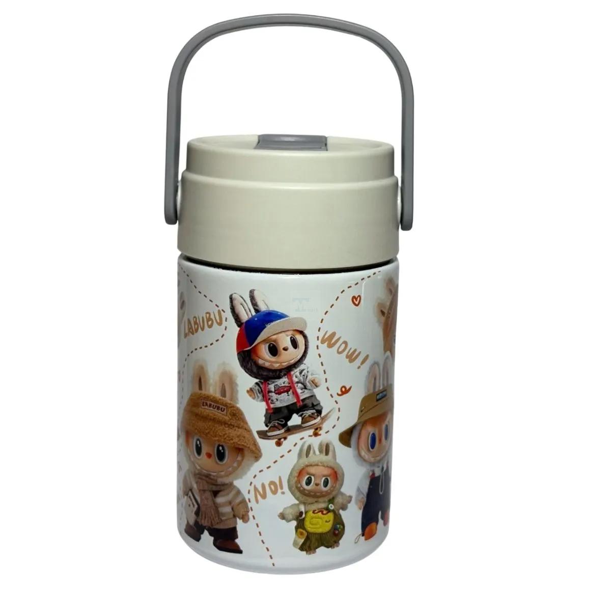 Bình giữ nhiệt Labubu có quai xách tiện lợi Tmark (Kiện 50 cái) 1