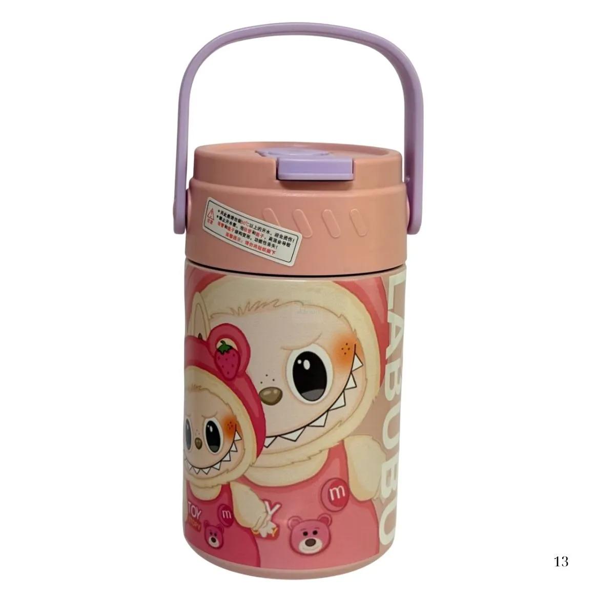 Bình giữ nhiệt Labubu có quai xách tiện lợi Tmark (Kiện 50 cái) 3