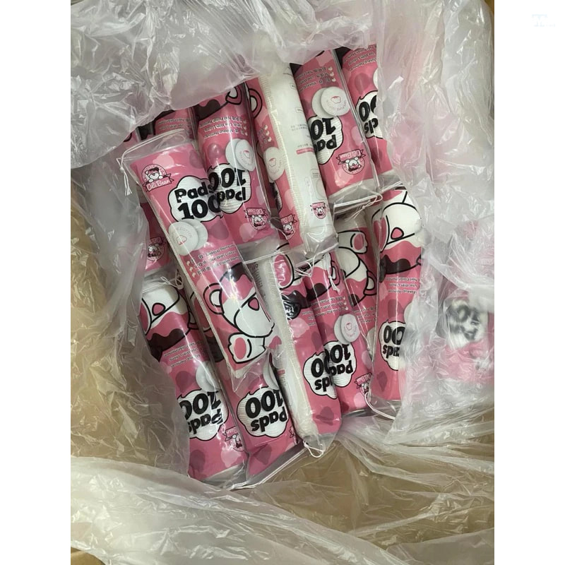 Bông tẩy trang Pads siêu mịn và thấm hút 150 miếng Tmark (Kiện 120 gói) 2