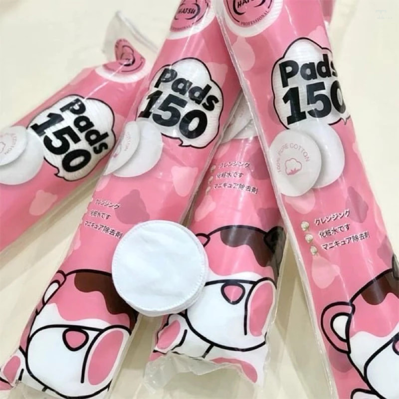 Bông tẩy trang Pads siêu mịn và thấm hút 150 miếng Tmark (Kiện 120 gói) 4