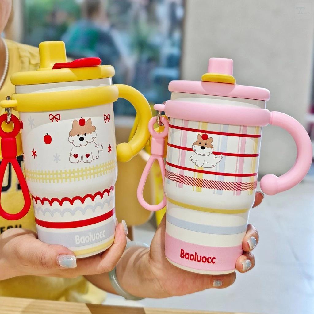 Ly giữ nhiệt Vacuum-Happiness hoạt hình dễ thương Tmark (Kiện 40 cái)