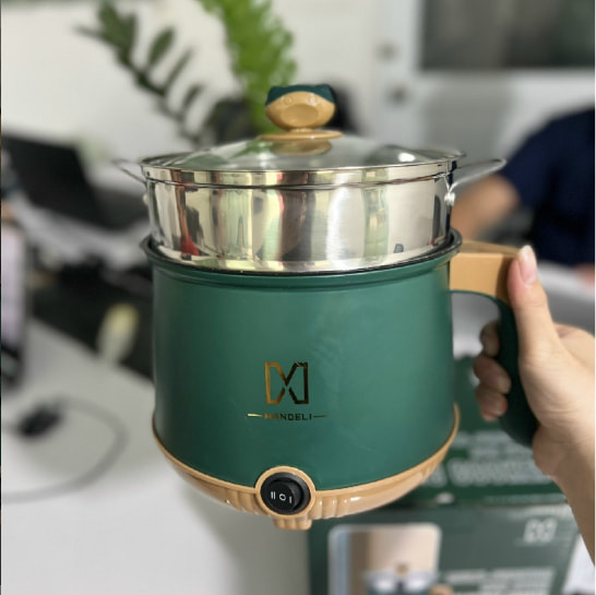 Nồi lẩu Mandeli 18cm/ 1.8L truyền nhiệt nhanh Tmark (Kiện 36 cái)
