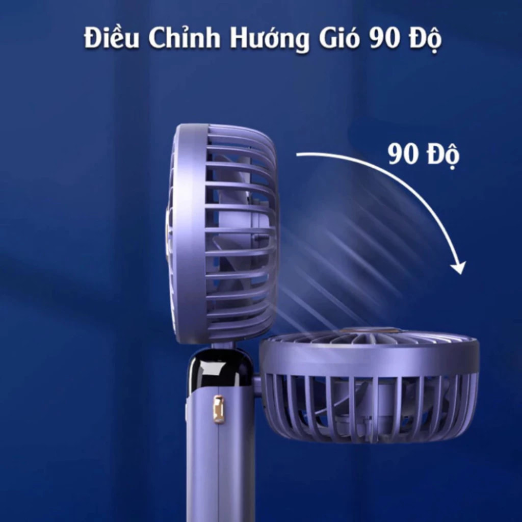 Quạt cầm tay đeo cổ gấp gọn 90 độ pin siêu trâu Tmark (Kiện 100 cái) 4