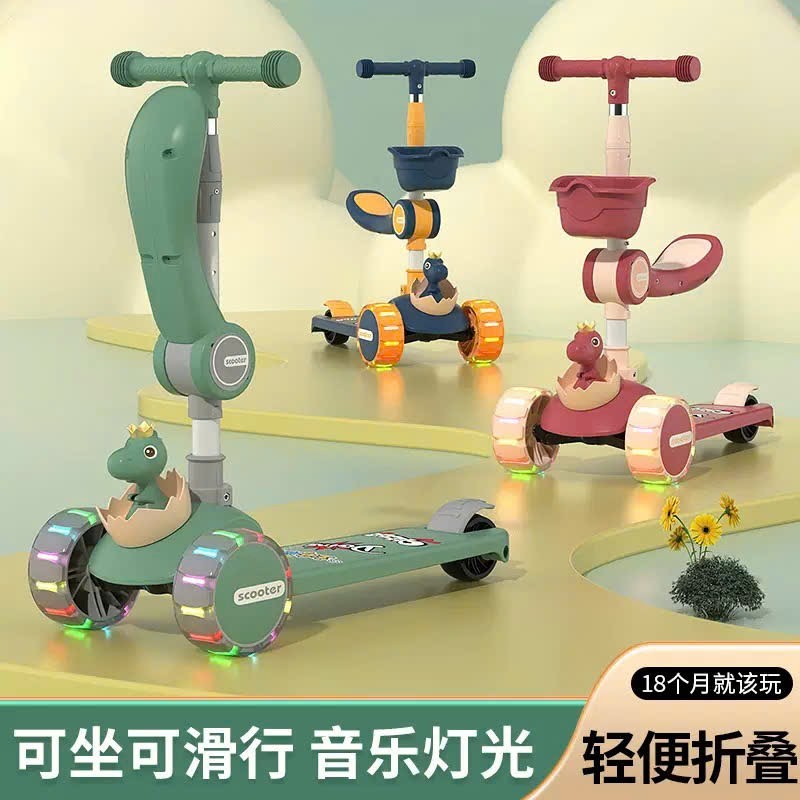 xe trượt Scooter khủng long cho bé ( Kiện 8 chiếc) 2