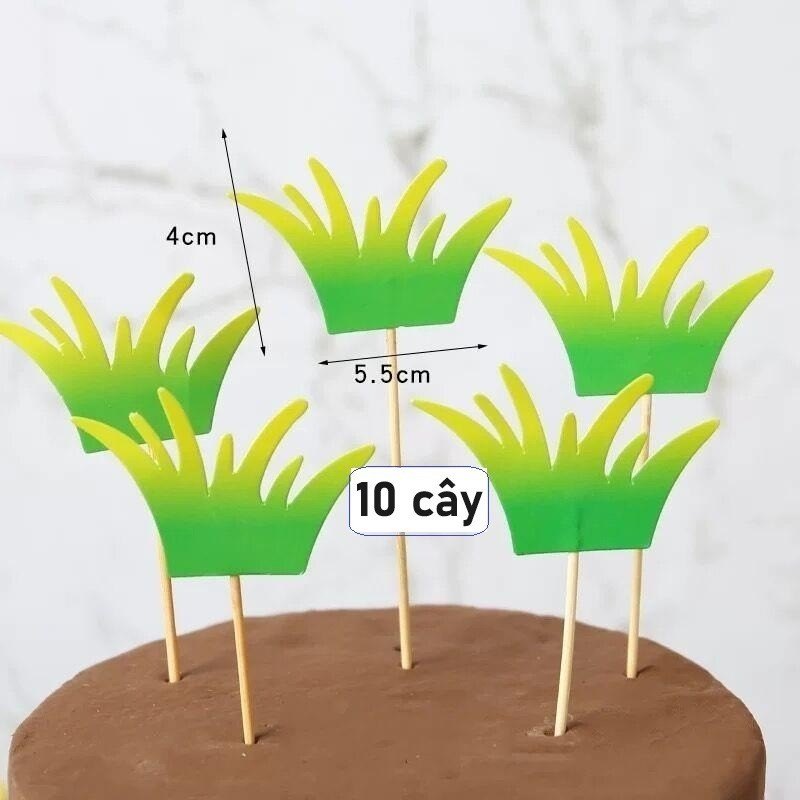 [Que Tre] Set 10 Cây cắm Bụi Cỏ