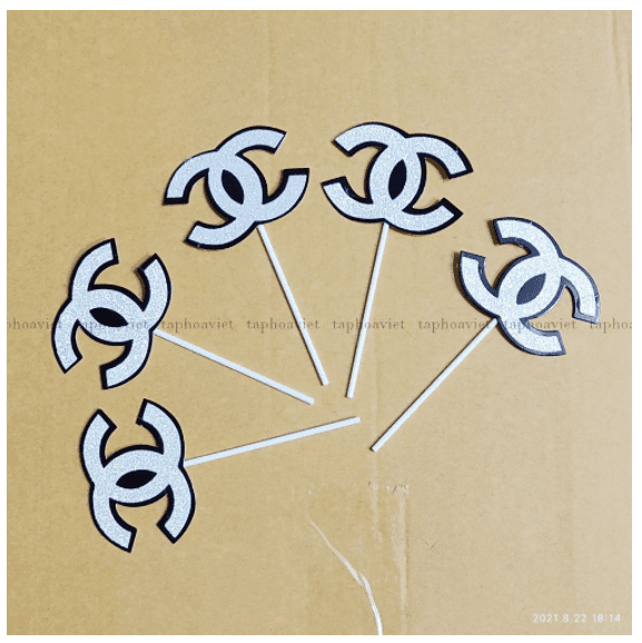 Set Giấy Chanel Bạc