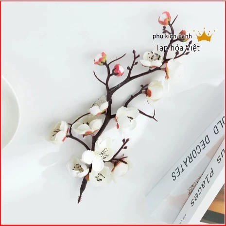 Cành Đào Nhựa_Trắng