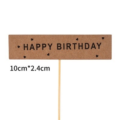 Túi 10 Thẻ Giấy Kraft_Hình Chữ Nhật