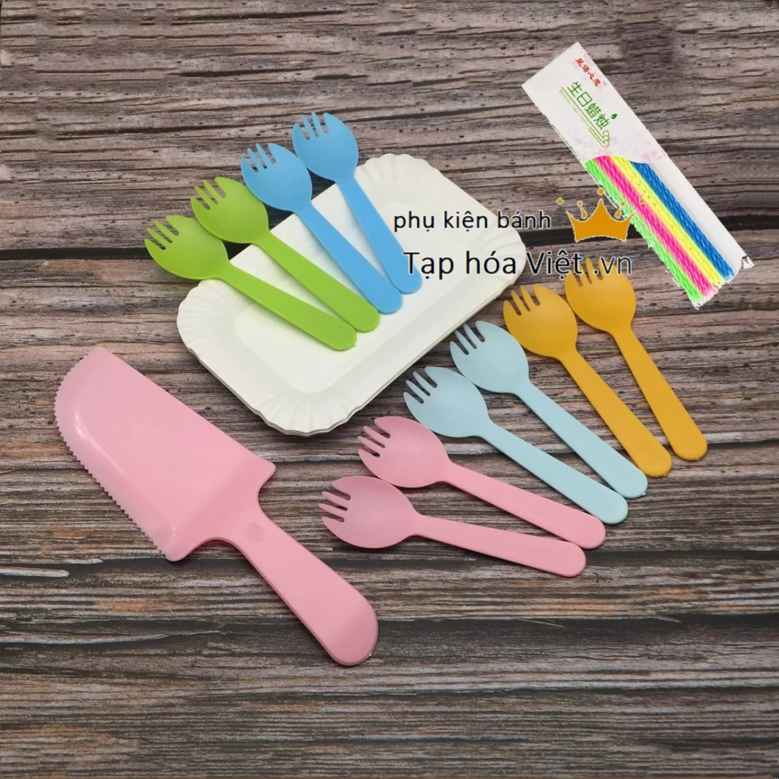 Set Dao Dĩa_Nến Dài